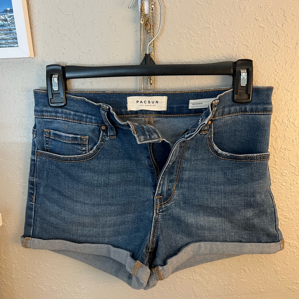 PacSun stretchy jean shorts